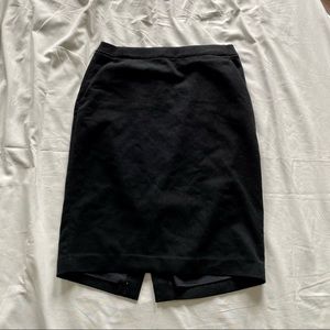 Black High Waisted Pencil skirt